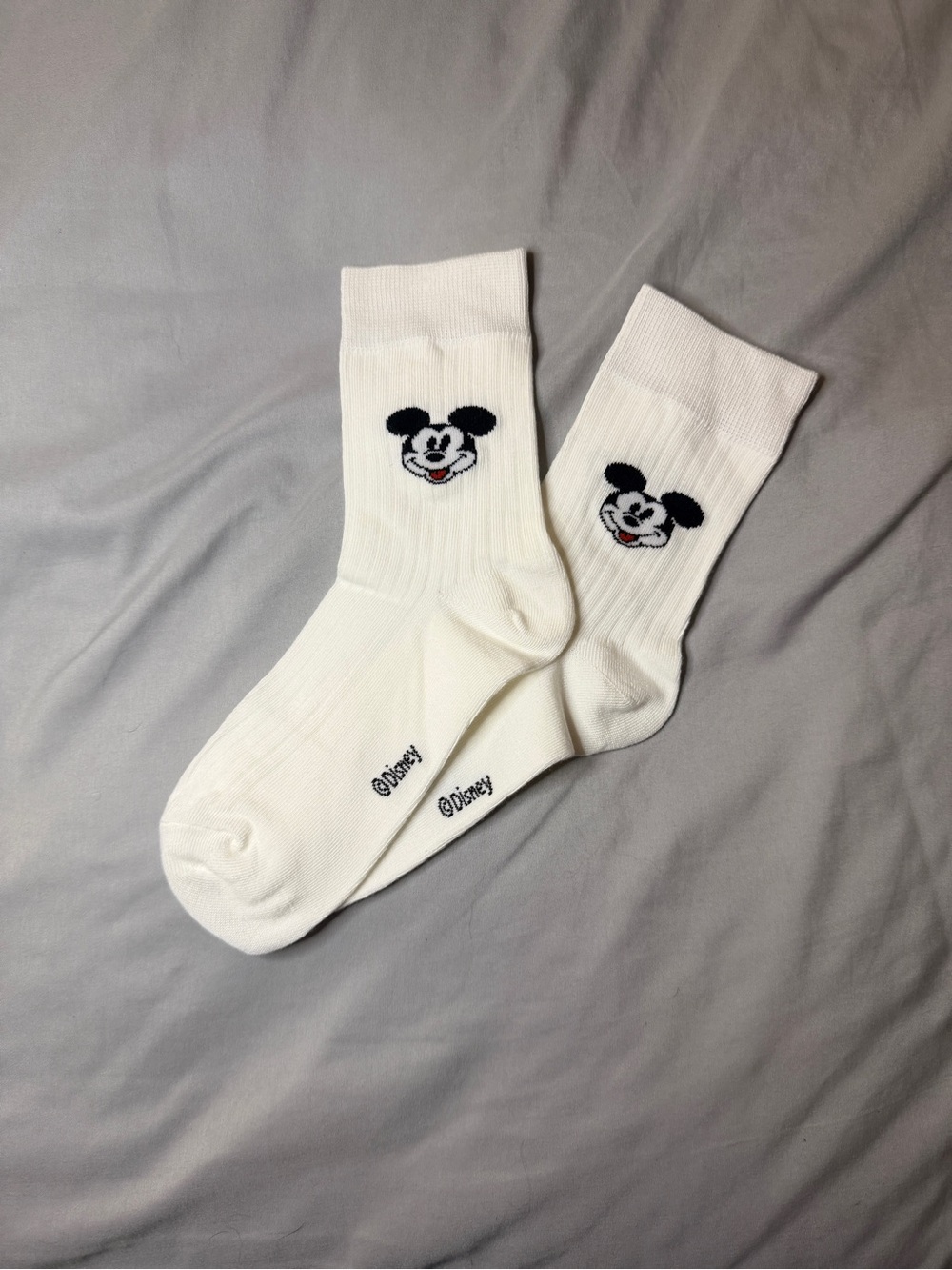 Disney Mickey Mouse White Crew Socks | NEVER WORN